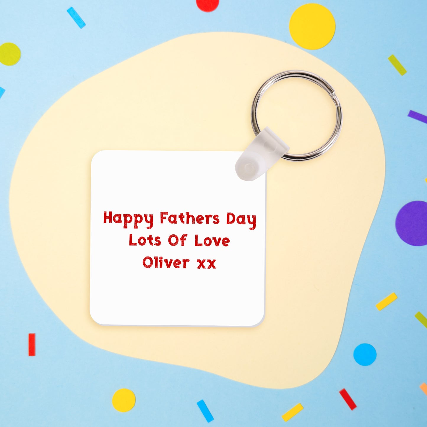 Dad in Training Keyring