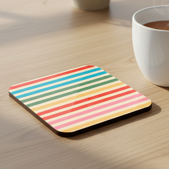 Retro Stripes Coaster