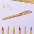 Engraved Bamboo Pen - Puzzle Pen