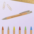Engraved Bamboo Pen - Puzzle Pen
