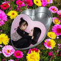 Personalised Heart-Shaped Metal Tin - Photo Upload