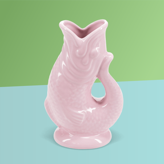 Ceramic fish vase - Pink