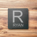 Slate Coaster – Initial & Name