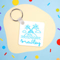 Island Vibes Blue Keyring