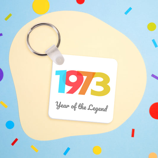 Retro Year Of The Legend Keyring