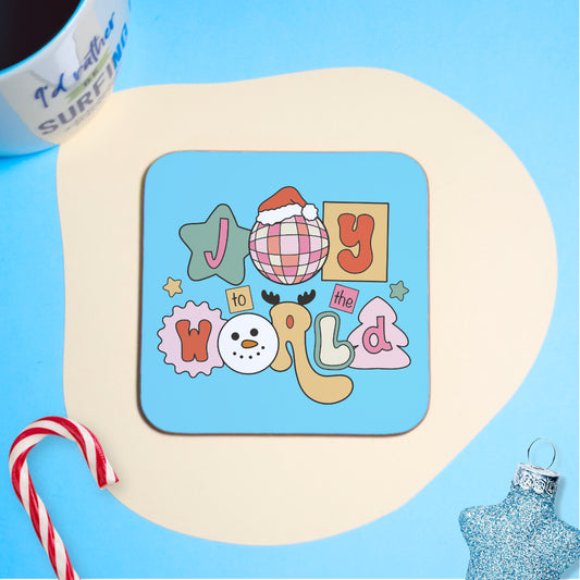 Joy To The World Square Coaster