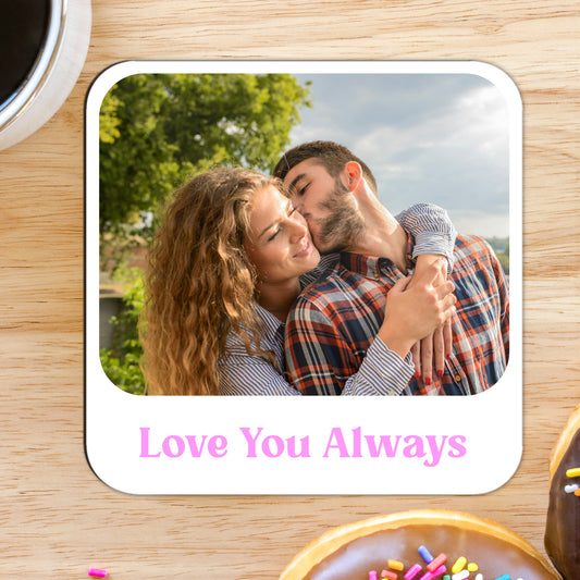 Picture & Message Square Coaster