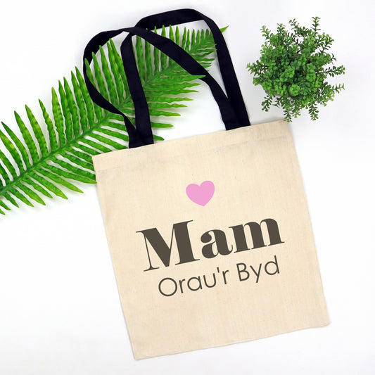 Mam Orau'r Byd Welsh Tote Bag