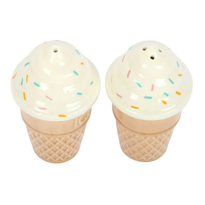 Ice Cream Cone Salt and Pepper Shakers
