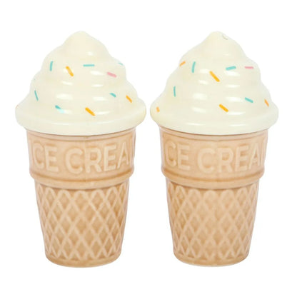 Ice Cream Cone Salt and Pepper Shakers