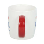 red handled mug