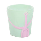bucket and spade oil burner pastel coloured