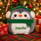 Personalised Embroidered Penguin Squidgy's by Mumbles