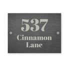 Statement Slate House Sign