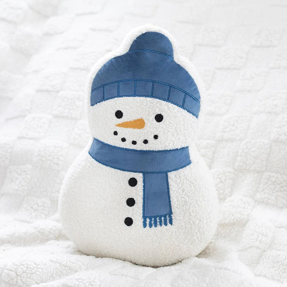 Snowman Shaped Boucle Cushion