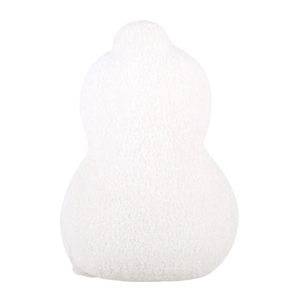 Snowman Shaped Boucle Cushion