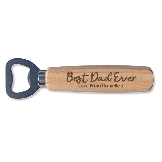 Wooden Bottle Opener - Best Dad Ever