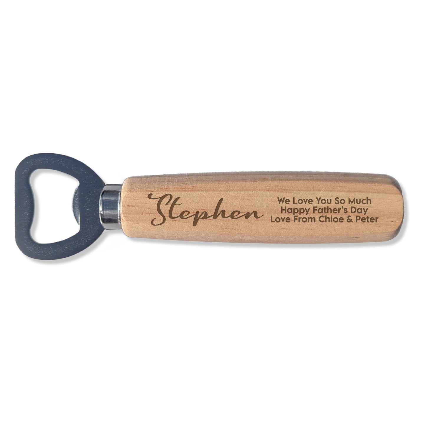 Wooden Bottle Opener - Name & Message